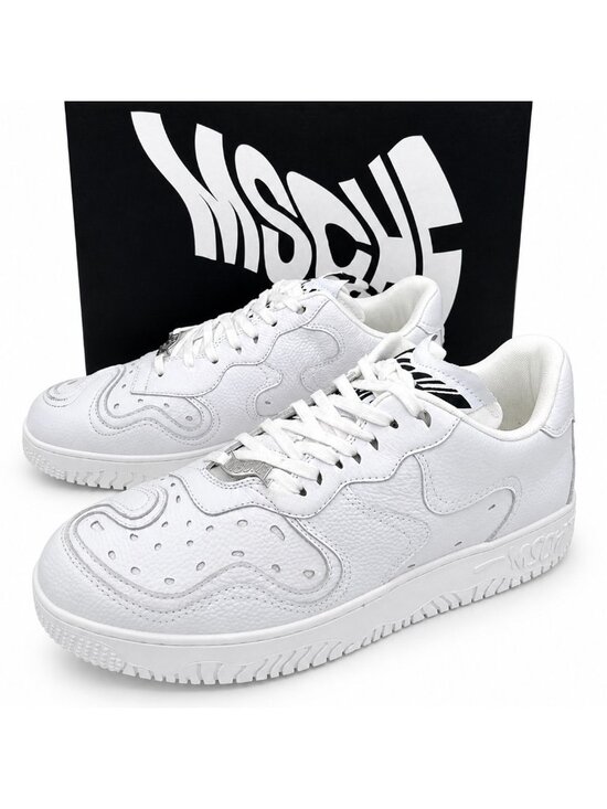 MSCHF Super Normal 2 Common White Leather Sneakers Men’s 14 New in Box main image 4